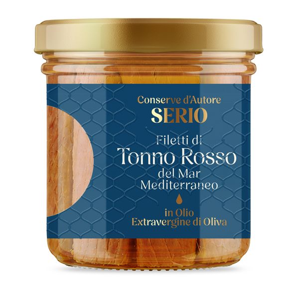 Filets de thon rouge de Méditerranée à l'huile d'olive extra vierge Serio