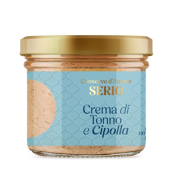 Crème de thon et d'oignons à l'huile d'olive extra vierge Serio
